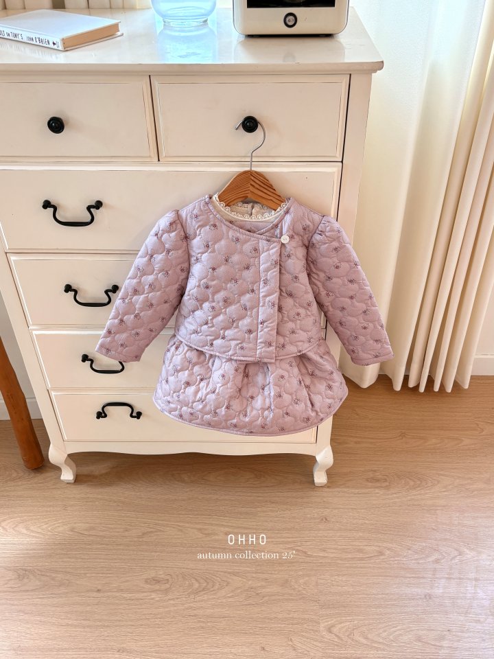Ohho - Korean Children Fashion - #kidsshorts - Jenny Quilted Jacket - 5
