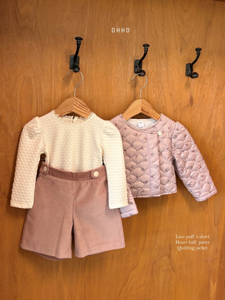 Ohho - Korean Children Fashion - #kidsstore - Jenny Quilted Jacket - 6