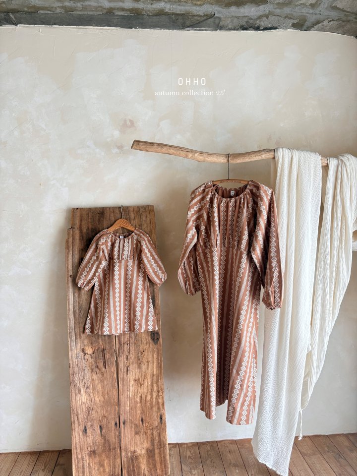 Ohho - Korean Children Fashion - #kidsstore - French Ethnic One-piece - 2