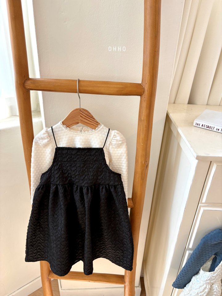 Ohho - Korean Children Fashion - #kidzfashiontrend - Cecil Strap One-piece - 12