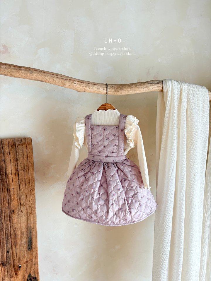 Ohho - Korean Children Fashion - #kidzfashiontrend - Jenny Quilted Overalls - 11