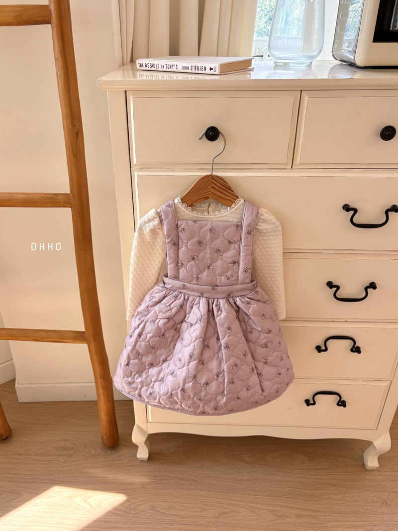Ohho - Korean Children Fashion - #kidzfashiontrend - Prom Lace Puff Tee - 8