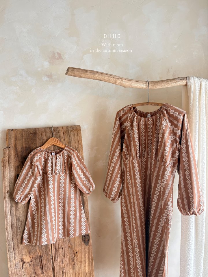 Ohho - Korean Children Fashion - #kidzfashiontrend - French Ethnic One-piece - 3
