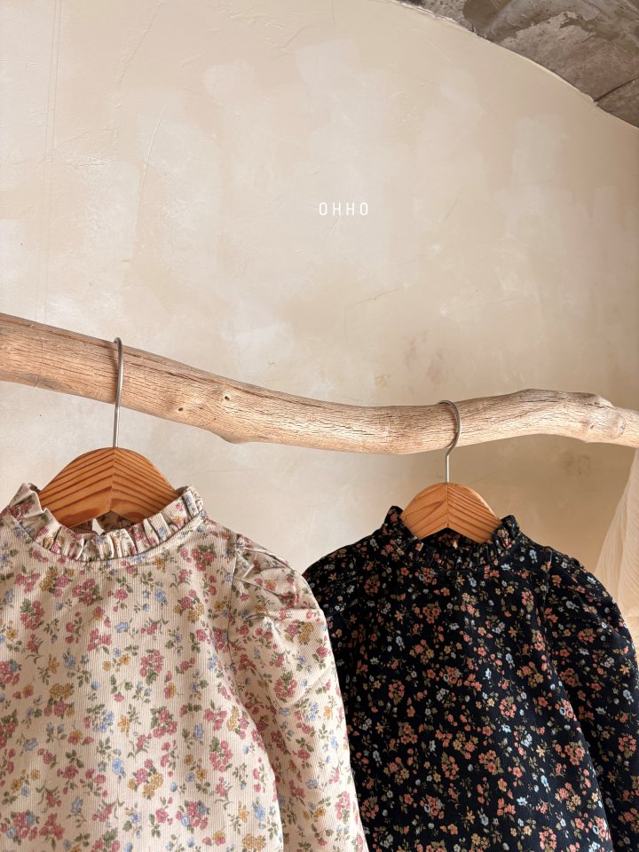 Ohho - Korean Children Fashion - #littlefashionista - Floral Blouse - 7