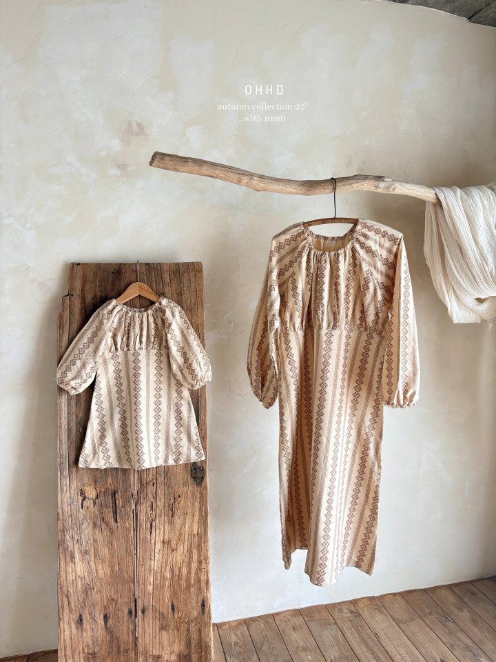 Ohho - Korean Children Fashion - #littlefashionista - French Ethnic One-piece - 5