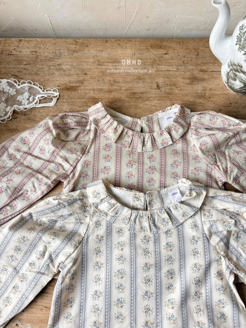 Ohho - Korean Children Fashion - #magicofchildhood - Rose Frill Blouse - 9
