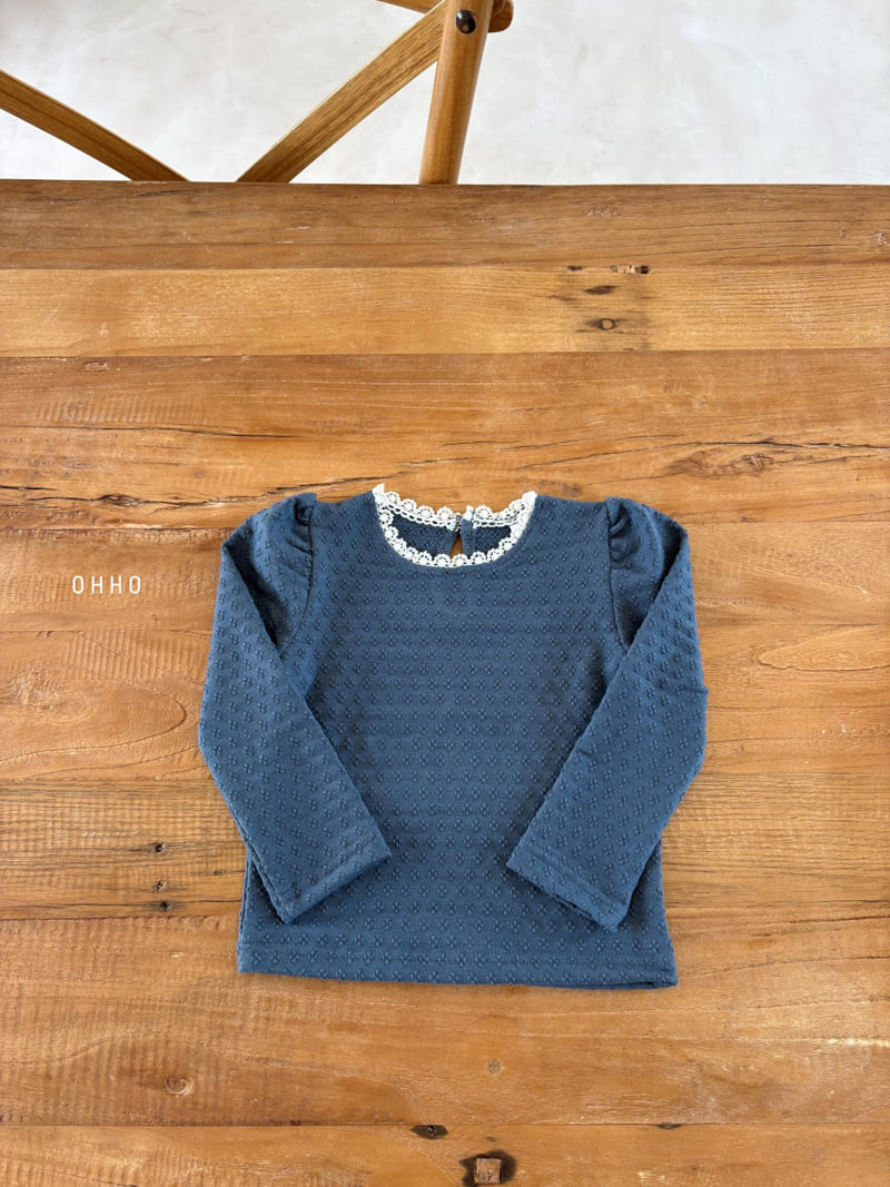 Ohho - Korean Children Fashion - #minifashionista - Prom Lace Puff Tee - 12