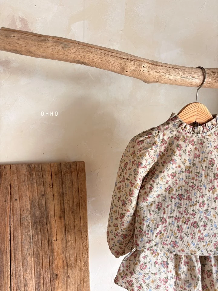 Ohho - Korean Children Fashion - #minifashionista - Floral Blouse - 9