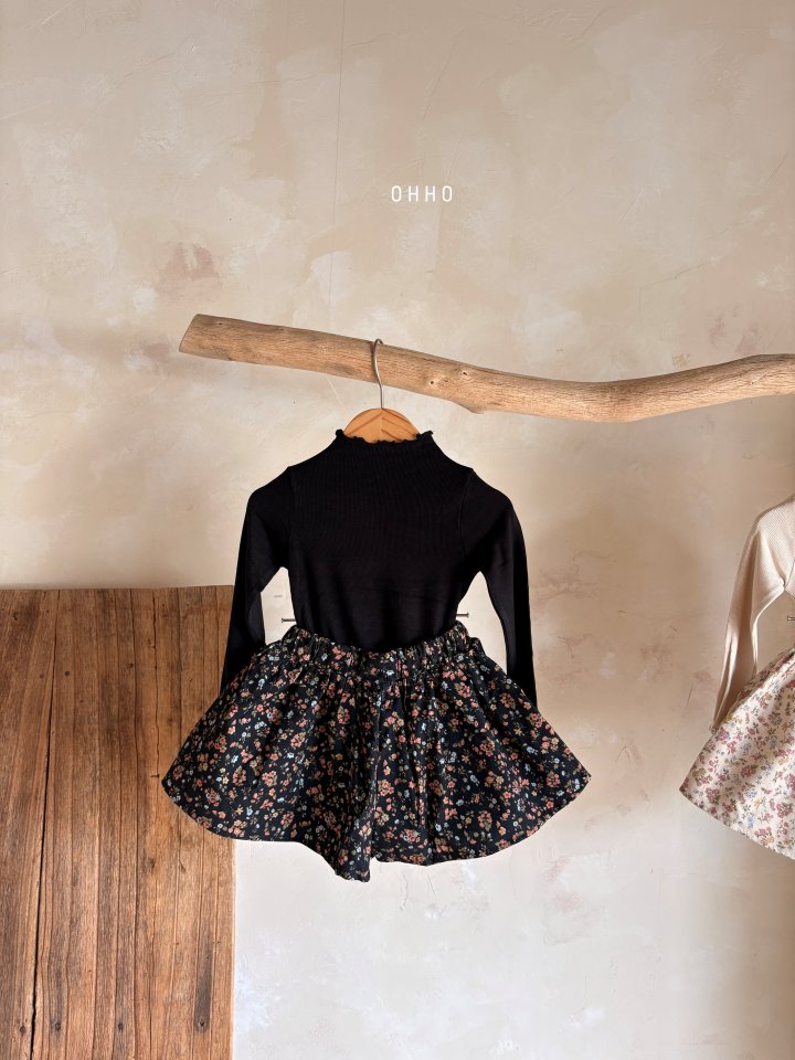 Ohho - Korean Children Fashion - #prettylittlegirls - Floral Skirt - 6