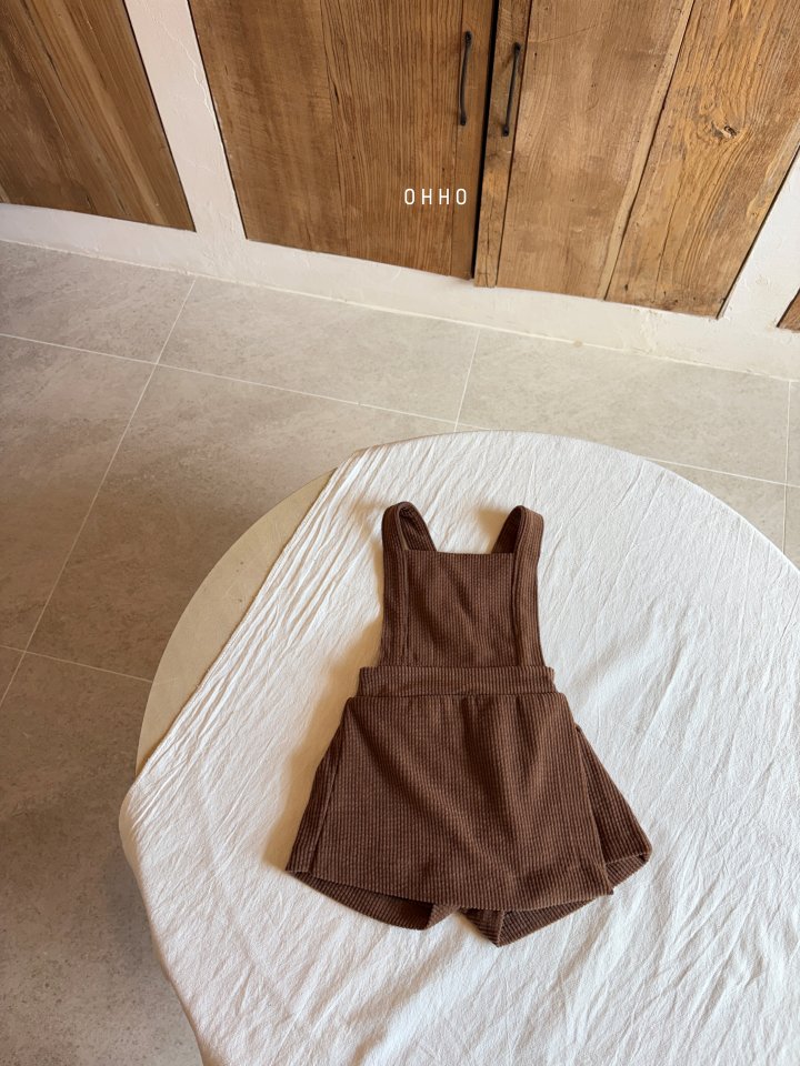 Ohho - Korean Children Fashion - #stylishchildhood - Camel Wrap Skirt - 6