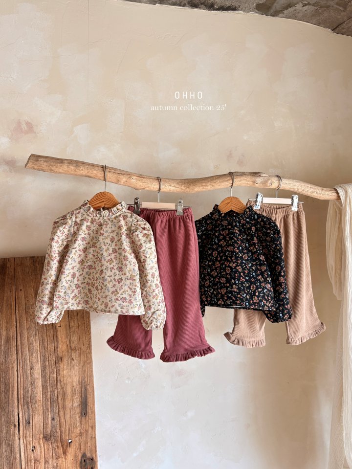 Ohho - Korean Children Fashion - #toddlerclothing - Soft Corduroy Frill Pants - 11