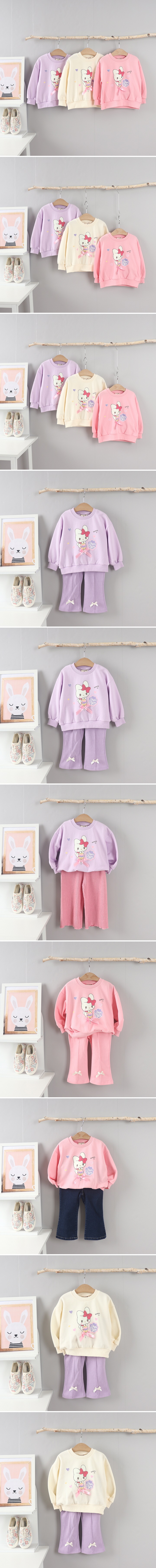 Olive denim - Korean Children Fashion - #kidsshorts - Chupa Chups Bunny Tee