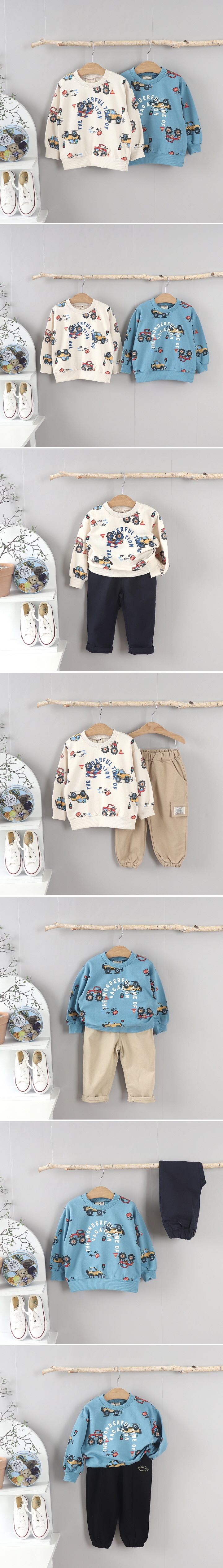 Olive denim - Korean Children Fashion - #kidsstore - Go Go Tee