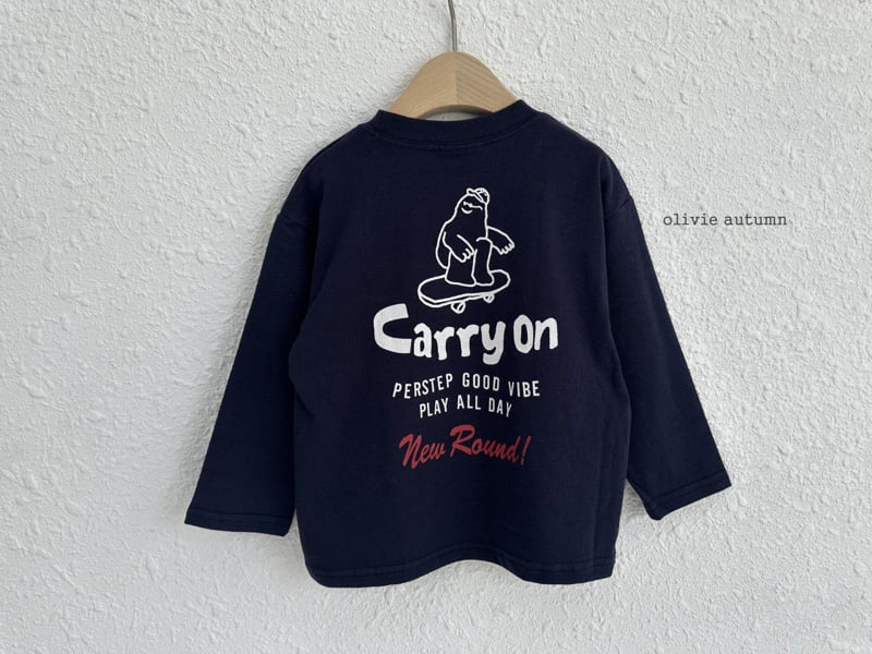 Olivie - Korean Children Fashion - #Kfashion4kids - Board Bear Tee - 8