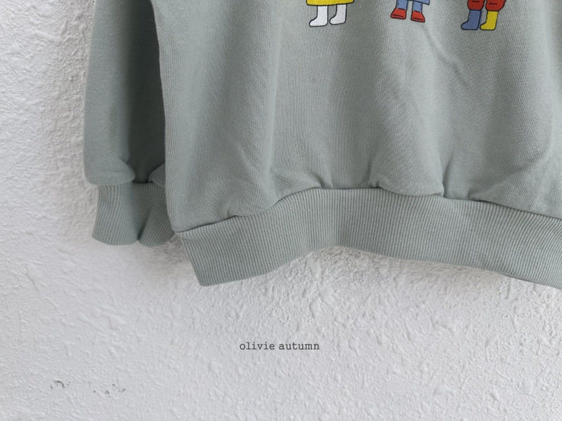Robot Sweatshirt by Olivie for Child - view 4