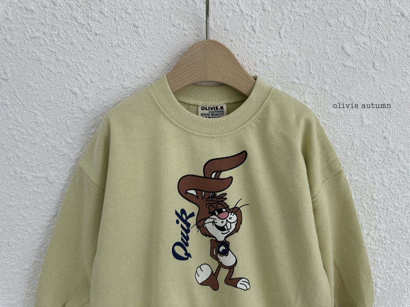 Rabbit Sweatshirt by Olivie for Child - view 3