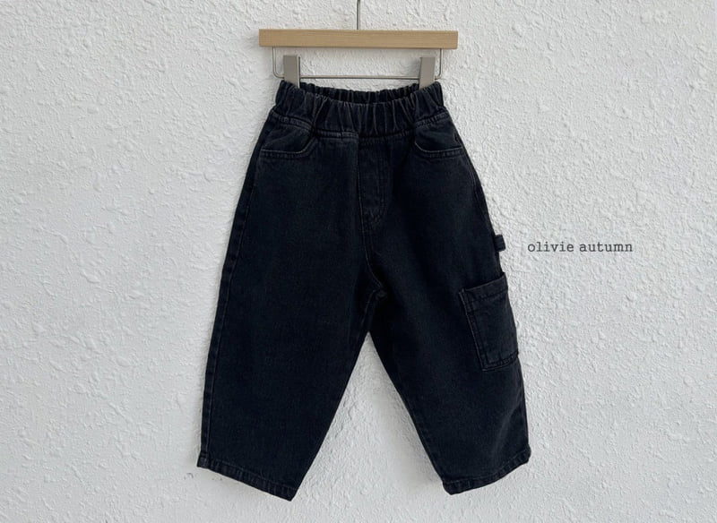 Olivie - Korean Children Fashion - #prettylittlegirls - Pocket Jeans - 4