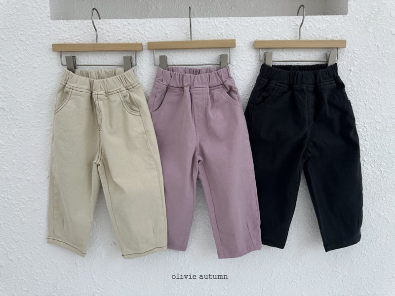 Olivie - Korean Children Fashion - #childofig - Terry Dart Pants - 4