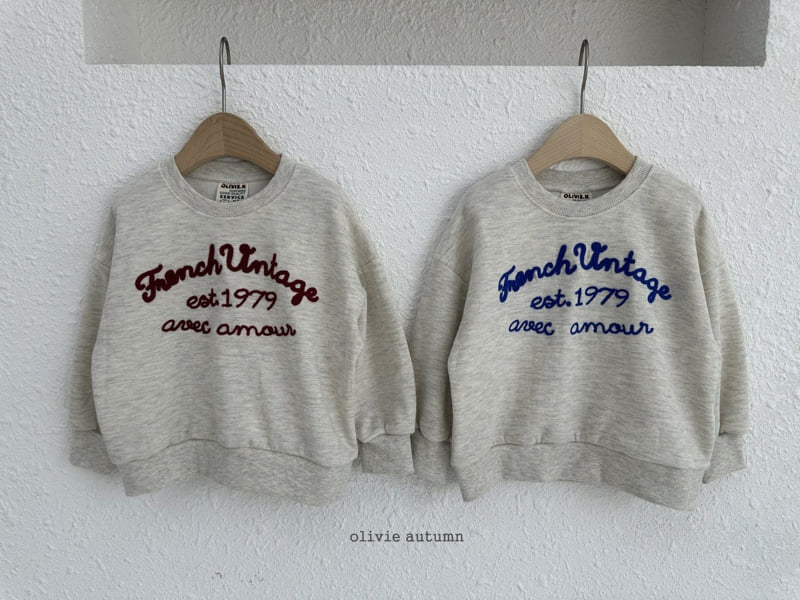 French Vintage Sweatshirt by Olivie for Child - view 1