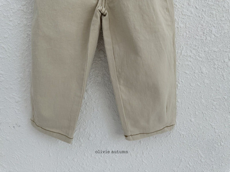 Olivie - Korean Children Fashion - #designkidswear - Terry Dart Pants - 6