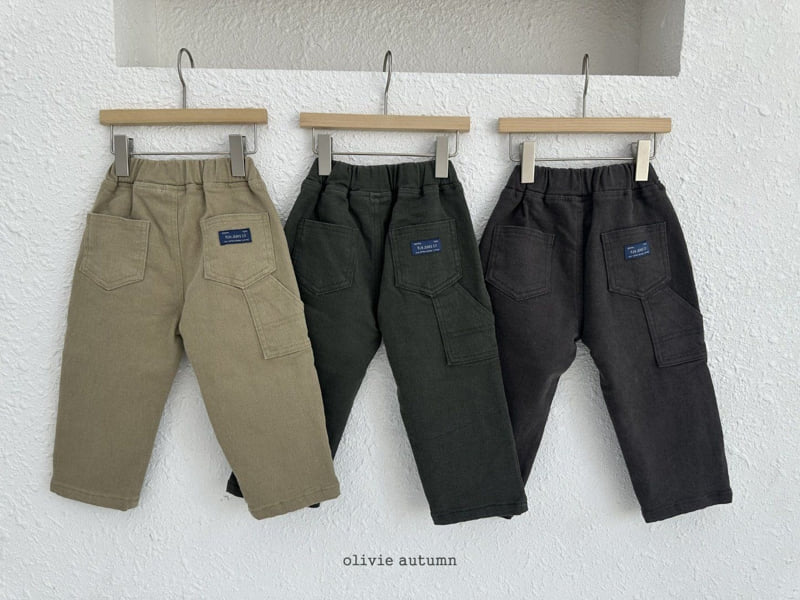 Olivie - Korean Children Fashion - #designkidswear - Carpenter Pants - 5
