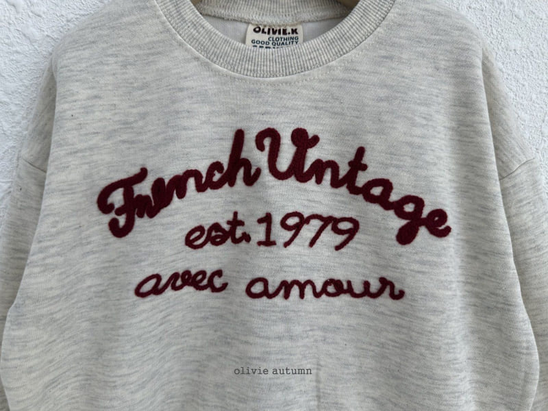 French Vintage Sweatshirt by Olivie for Child - view 3