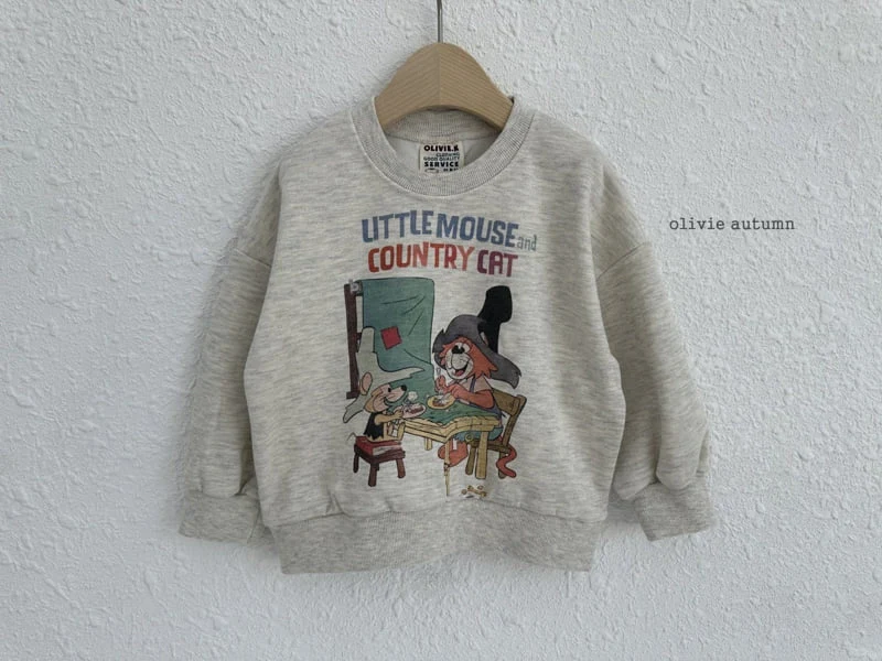 Little Mouse Sweatshirt by Olivie for Child - view 1