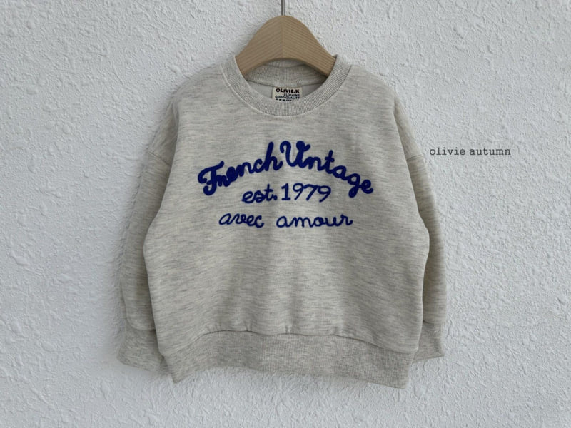French Vintage Sweatshirt by Olivie for Child - view 5