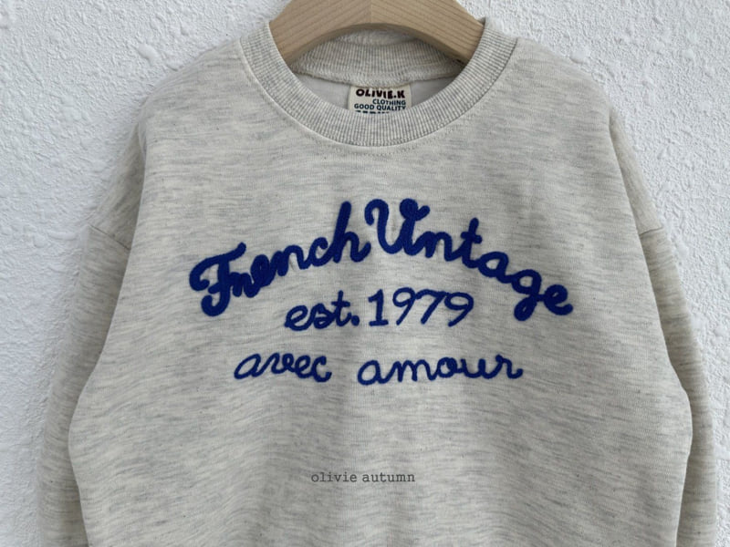 French Vintage Sweatshirt by Olivie for Child - view 6