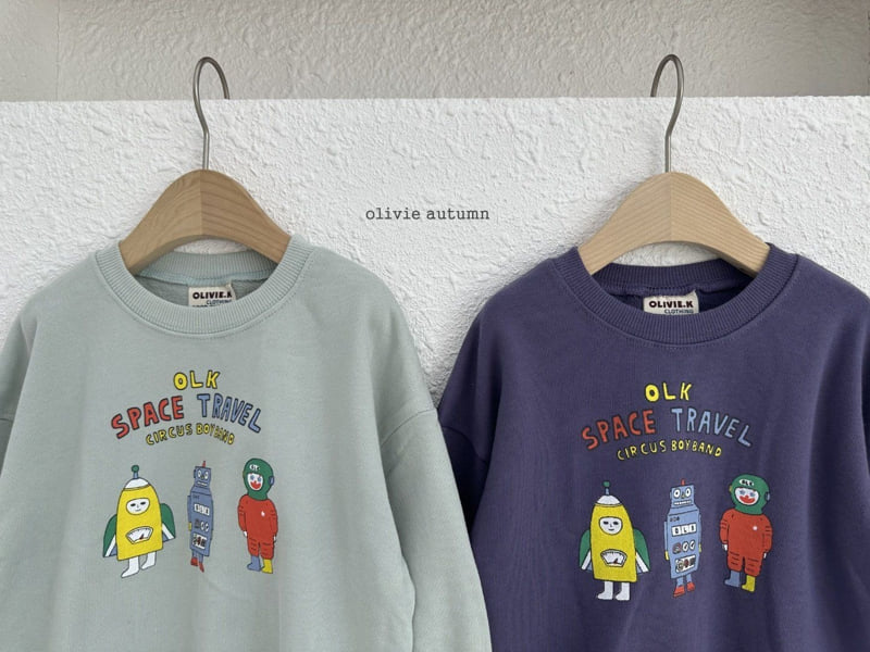 Robot Sweatshirt by Olivie for Child - view 2