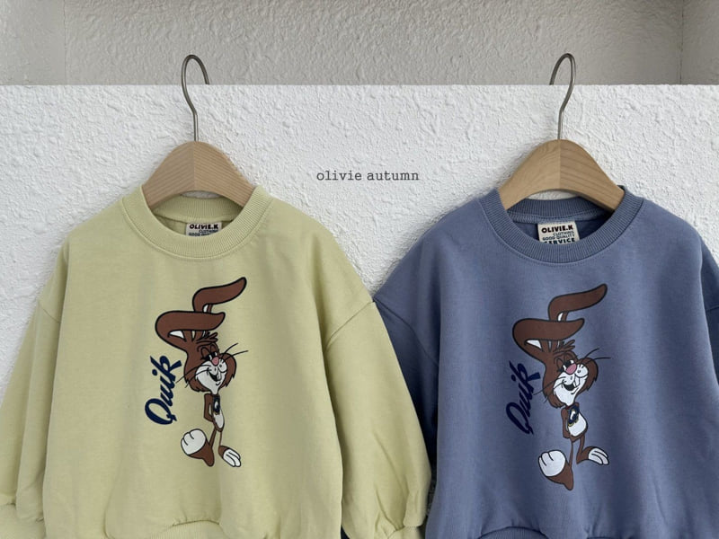 Rabbit Sweatshirt by Olivie for Child - view 1