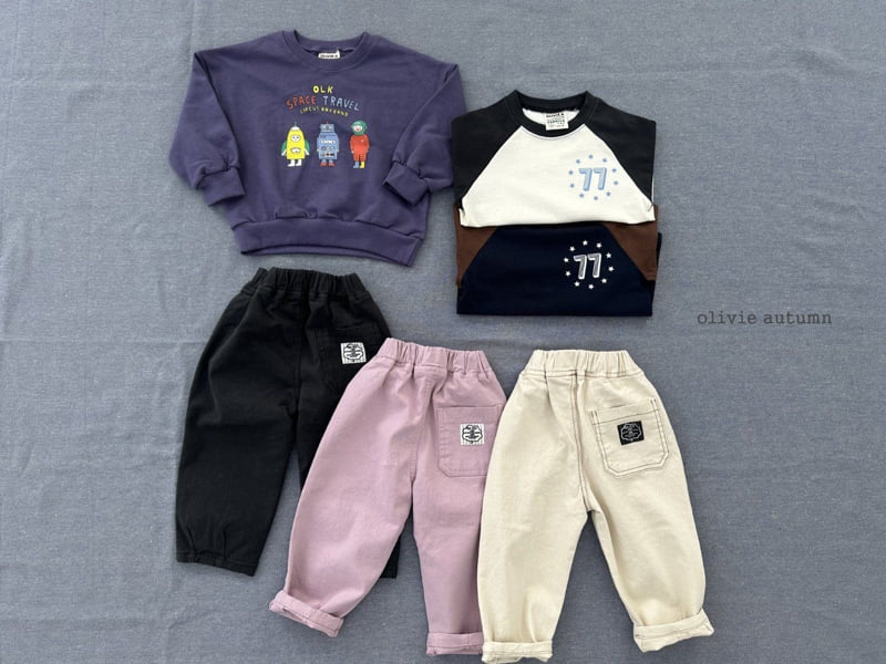 Olivie - Korean Children Fashion - #kidzfashiontrend - Terry Dart Pants - 11