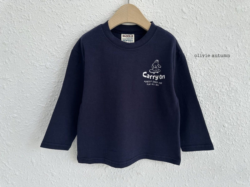 Olivie - Korean Children Fashion - #kidzfashiontrend - Board Bear Tee - 7