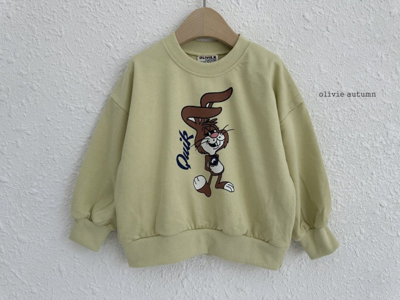 Rabbit Sweatshirt by Olivie for Child - view 2