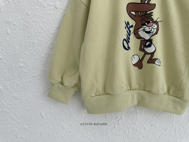 Rabbit Sweatshirt by Olivie for Child - view 4
