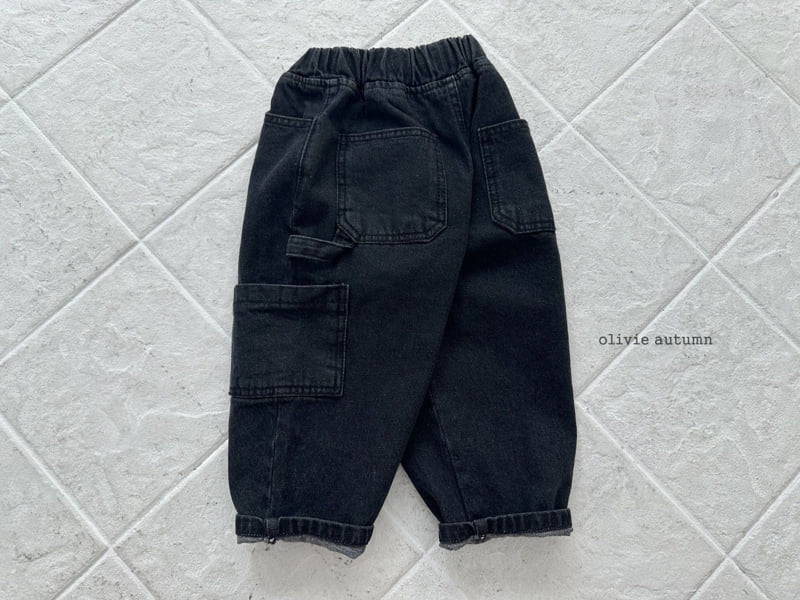 Olivie - Korean Children Fashion - #prettylittlegirls - Pocket Jeans - 3