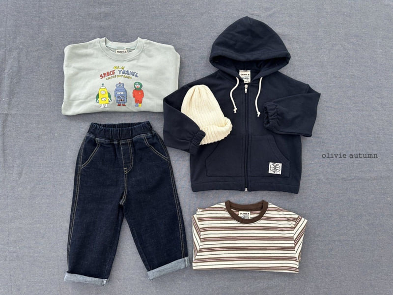 Robot Sweatshirt by Olivie for Child - view 8