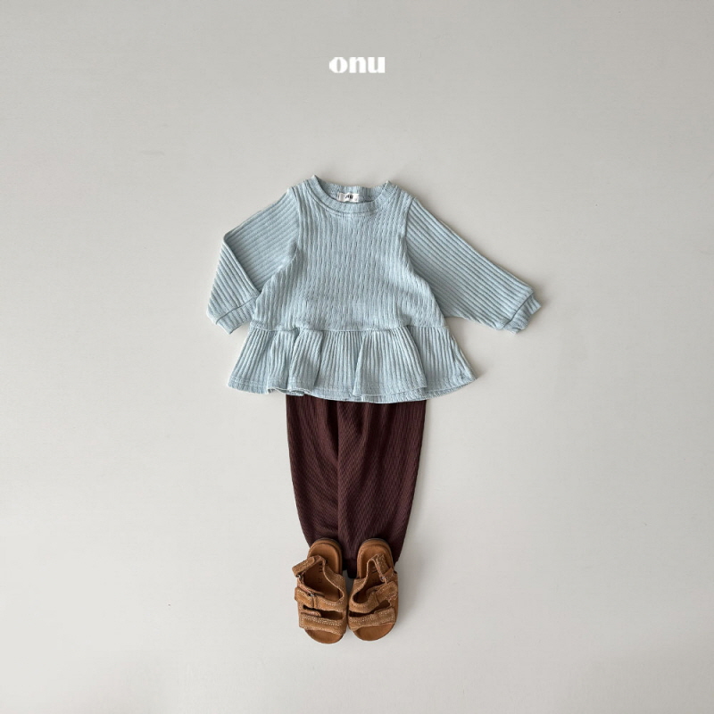 Onu - Korean Children Fashion - #Kfashion4kids - Ribbed Slim Pants - 8