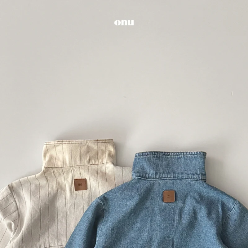 Onu - Korean Children Fashion - #childofig - Vintage Denim Jacket - 5