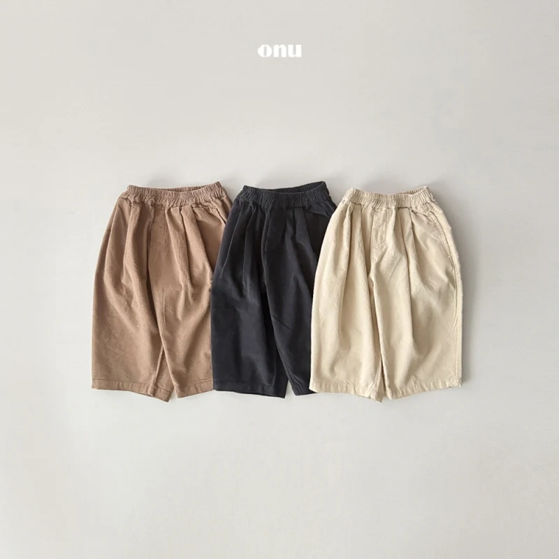 Onu - Korean Children Fashion - #prettylittlegirls - Pleated Corduroy Pants - 4