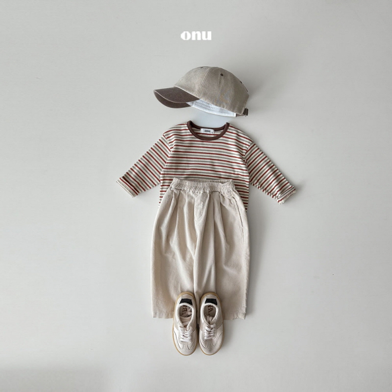 Onu - Korean Children Fashion - #childrensboutique - Maple Ribbed Tee - 7