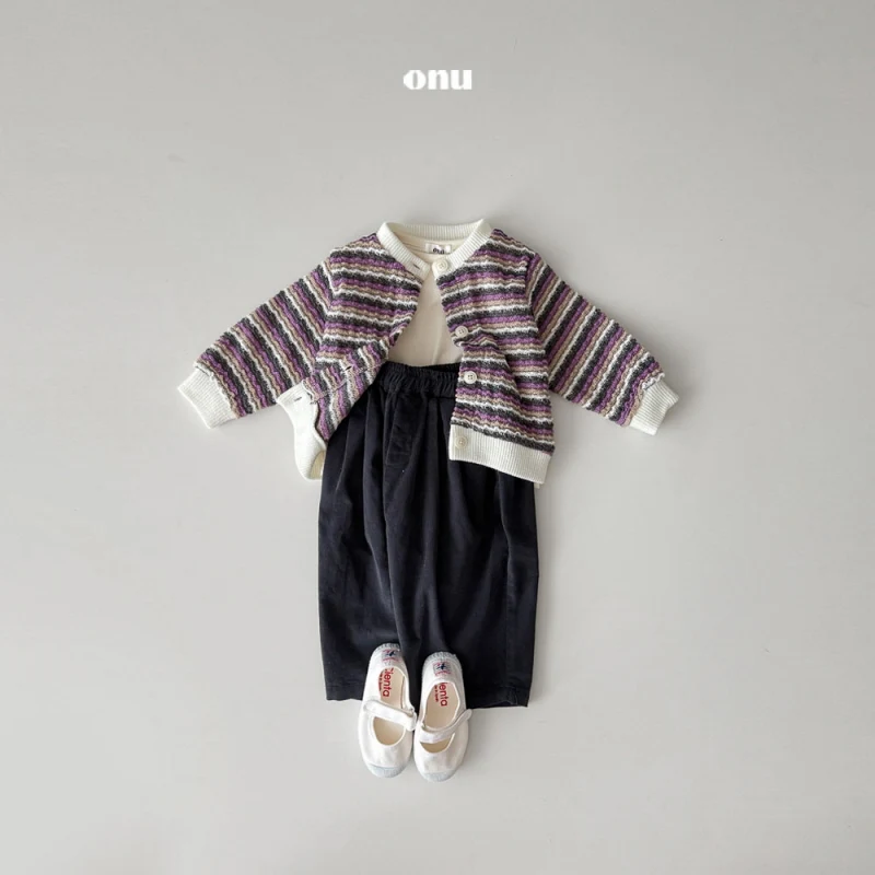 Onu - Korean Children Fashion - #childrensboutique - Pleated Corduroy Pants - 6