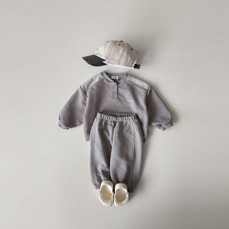 Onu - Korean Children Fashion - #childrensboutique - Henley Sweatshirt - 7
