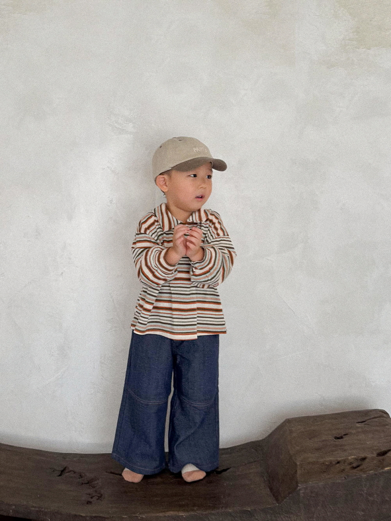 Onu - Korean Children Fashion - #childrensboutique - Multi Knit Collar Tee - 11