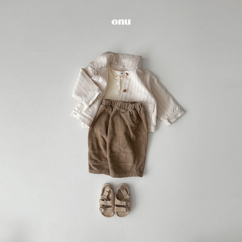 Onu - Korean Children Fashion - #designkidswear - 8/10 Corduroy Pants - 9