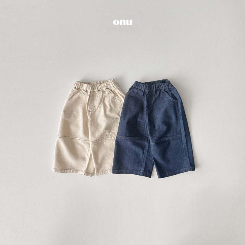 Onu - Korean Children Fashion - #designkidswear - Stitch Jeans