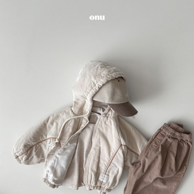 Onu - Korean Children Fashion - #designkidswear - Corduroy Hooded Jumper - 7