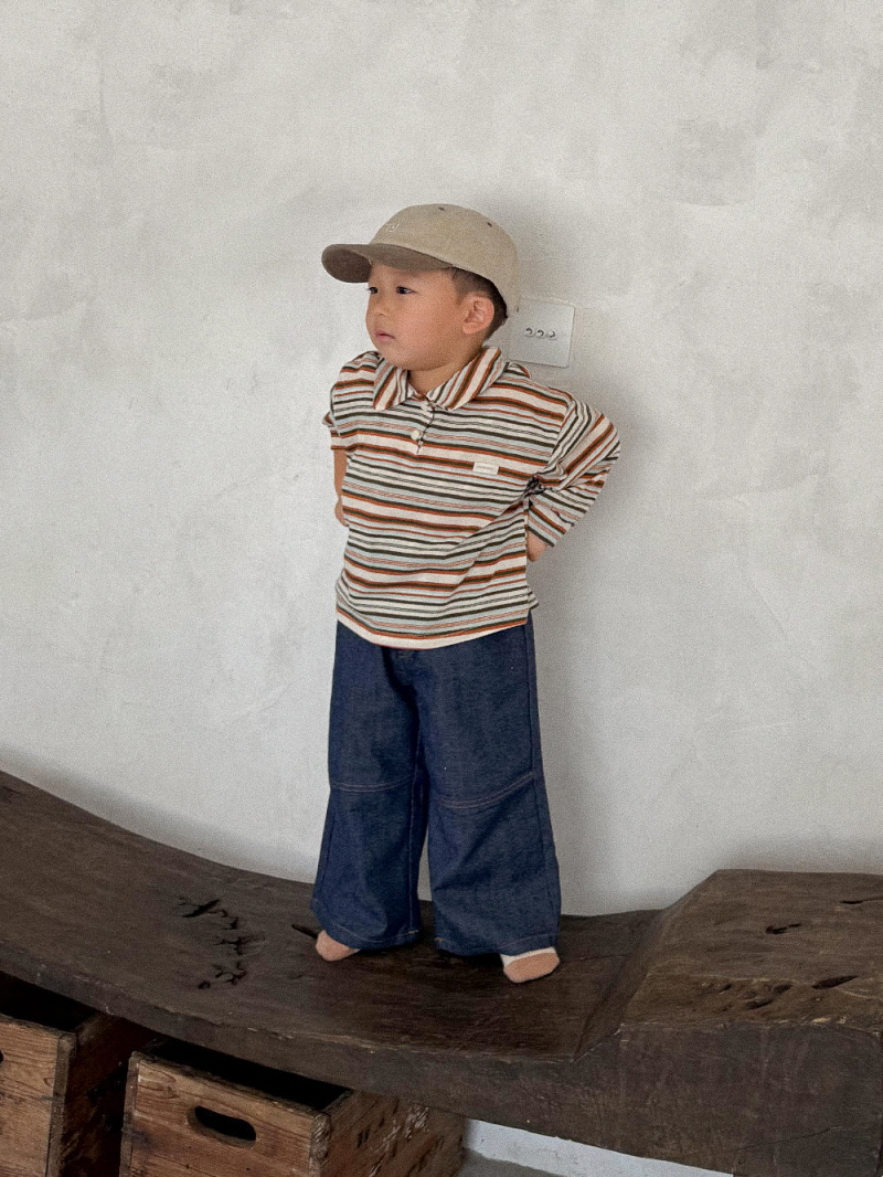 Onu - Korean Children Fashion - #designkidswear - Multi Knit Collar Tee - 12