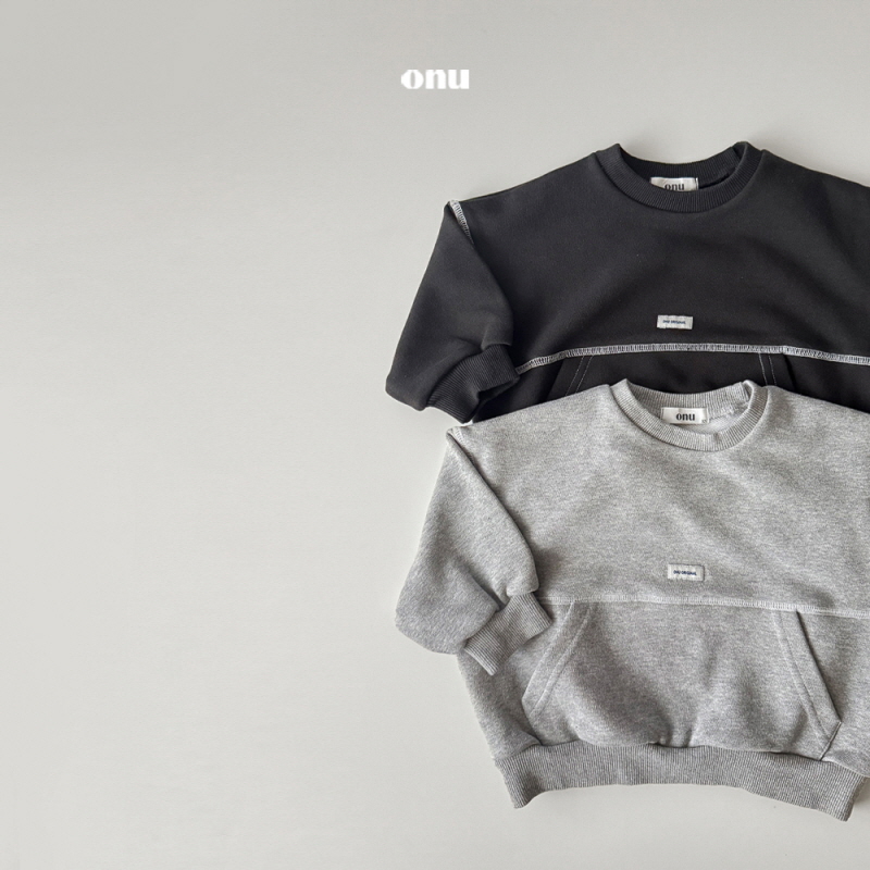 Onu - Korean Children Fashion - #discoveringself - Kangaroo Sweatshirt - 3