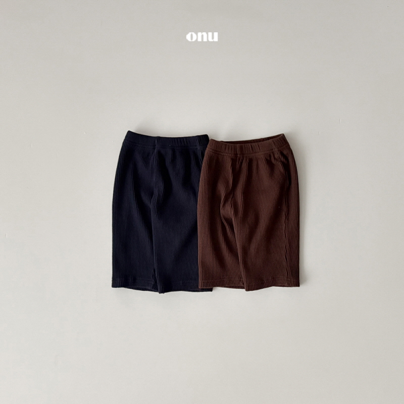 Onu - Korean Children Fashion - #discoveringself - Triangle Ribbed Pants